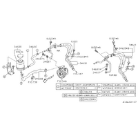 Power Steering Hose - Pump to Reservoir (WRX MY01-07/STI MY01-07)