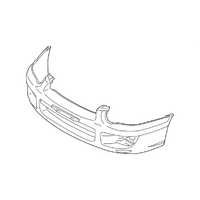 Front Bumper Bar Cover (STI MY03-05)