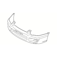 Front Bumper Bar Cover  (WRX Hatch only MY03-05)