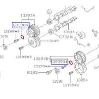 Cam Gear Actuator O-Ring (WRX MY02-14/STI MY01-21/FXT MY03-13/LGT MY03-09)