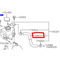 Coolant Hose - Turbo to Header Tank Reservoir (STI 08-21)