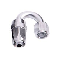 100 Series Taper 180 Swivel Hose End -4AN