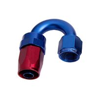 100 Series Taper 180 Swivel Hose End -6AN
