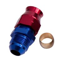 Tube to Male AN Adapter 1/4" to -4AN