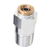 120 Series Straight 1/8" NPT to 1/4" Push to Connect Fitting