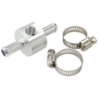 Inline 3/8" Barb Adapter with 1/8" Port