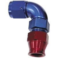 90 Tube to Female AN Adapter 3/8"to -6AN