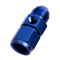 Straight Female to Male with 1/8" Port -12AN