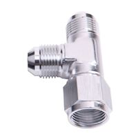 AN Tee Female Swivel On Run -6AN