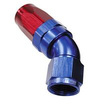 150 Series Taper One-Piece Full Flow Swivel 45 Hose End -8AN