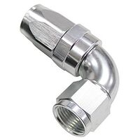 150 Series Taper One-Piece Full Flow Swivel 90 Hose End -6AN