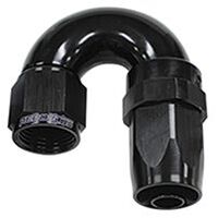 150 Series Taper One-Piece Full Flow Swivel 180 Hose End -6AN