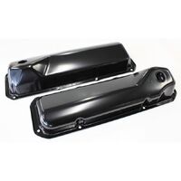 Black Steel Valve Covers