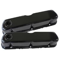 Black Steel Valve Covers