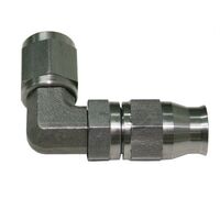 90 Stainless Steel Hose End -4AN