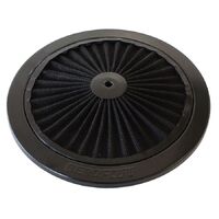Black Full Flow Air Filter Top Plate