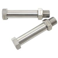 Stainless Steel Through Frame Fitting