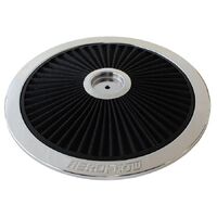Chrome Full Flow Air Filter Top Plate