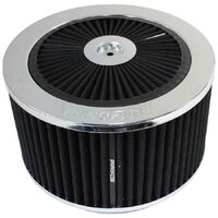 Chrome Full Flow Air Filter Assembly