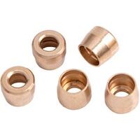Brass Concave Seat Olive Inserts -3AN (5 Pack)