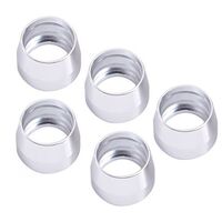 Aluminium Anodised PTFE Hose Olive Inserts -6AN (5 pack)