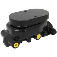 GM Brake Master Cylinder 1-1/8" Bore Black Finish