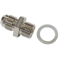 Transmission Adapter Short 9/16"-18 NPSM to -6AN