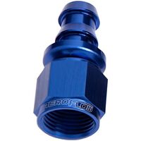 400 / 510 Series Full Flow Push Lock Straight Hose End -6AN