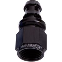 400 / 510 Series Full Flow Push Lock Straight Hose End -6AN