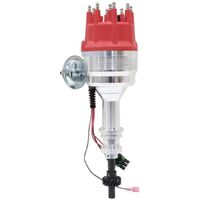 XPRO Ford Cleveland Ready to Run Distributor, Machined Aluminium Body with Red Cap