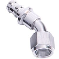400 Series Push Lock 45 Hose End -6AN