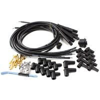 Xpro Universal 8.5mm V8 Ignition Lead Set with Multi-angle Boots, Black