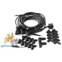 Xpro Universal 8.5mm V8 Ignition Lead Set with 90 Spark Plug Boots - Black