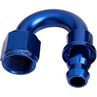 400 Series Push Lock 180 Hose End -4AN