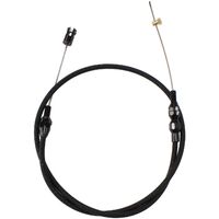 Stainless Steel Throttle Cable - Black