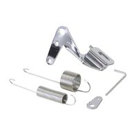 Stainless Steel Throttle Cable Bracket - Chrome