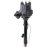 XPRO Chevrolet Ready to Run Distributor, Black Anodised Body with Black Cap