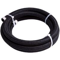 450 Series Black Braided Light Weight Hose -6AN
