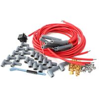 Xpro Universal 8.5mm V8 Ignition Lead Set with Multi-angle Boots - Red