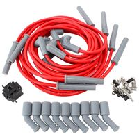 Xpro Universal 8.5mm V8 Ignition Lead Set with 180 Spark Plug Boots - Red