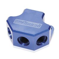 Billet 4 Port ORB Y-Block
