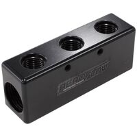 Billet 5 Port Fuel Log 3 x -6AN, 2 x -8AN