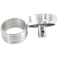 Billet Aluminium Weld-On Filler Neck & Cap - Raw