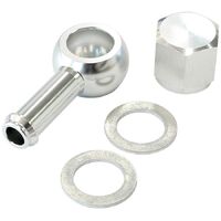90 Fuel Pump Banjo Kit - Silver
