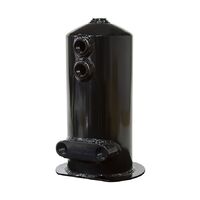 Dual Outlet EFI Pump Surge Tank - Black