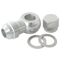 90 Fuel Pump Banjo Kit - Silver