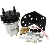 Compact Silver 100 GPH Electric Fuel Pump 6-8 psi