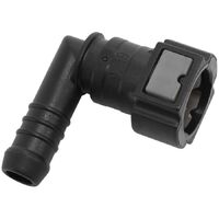 Push-On 3/8" to 3/8" (9.65mm) 90 Barb EFI Fitting