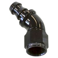 510 Series Full Flow Tight Radius Push Lock 45 Hose End -6AN