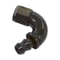 510 Series Full Flow Tight Radius Push Lock 120 Hose End -6AN